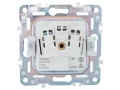 SKANDY Розетка 1-местная с заземлением с защитными шторками и крышкой 16А IP44 SK-R11B бежевый IEK