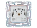 SKANDY Розетка 1-местная с заземлением с защитными шторками и крышкой 16А IP44 SK-R11Sa песочный IEK