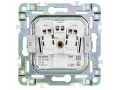 SKANDY Розетка 1-местная с заземлением с защитными шторками и крышкой 16А IP44 SK-R11Bl черный IEK