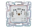 SKANDY Розетка 1-местная с заземлением с защитными шторками и крышкой 16А IP44 SK-R11T титан IEK