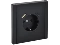 FORTE&PIANO Розетка 1мест с заземлением со шторками винтовое крепл. 16А USB A+C 18ВтFP147 черный ИЭК