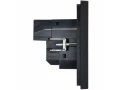 FORTE&PIANO Розетка 1мест с заземлением со шторками винтовое крепл. 16А USB A+C 18ВтFP147 черный ИЭК