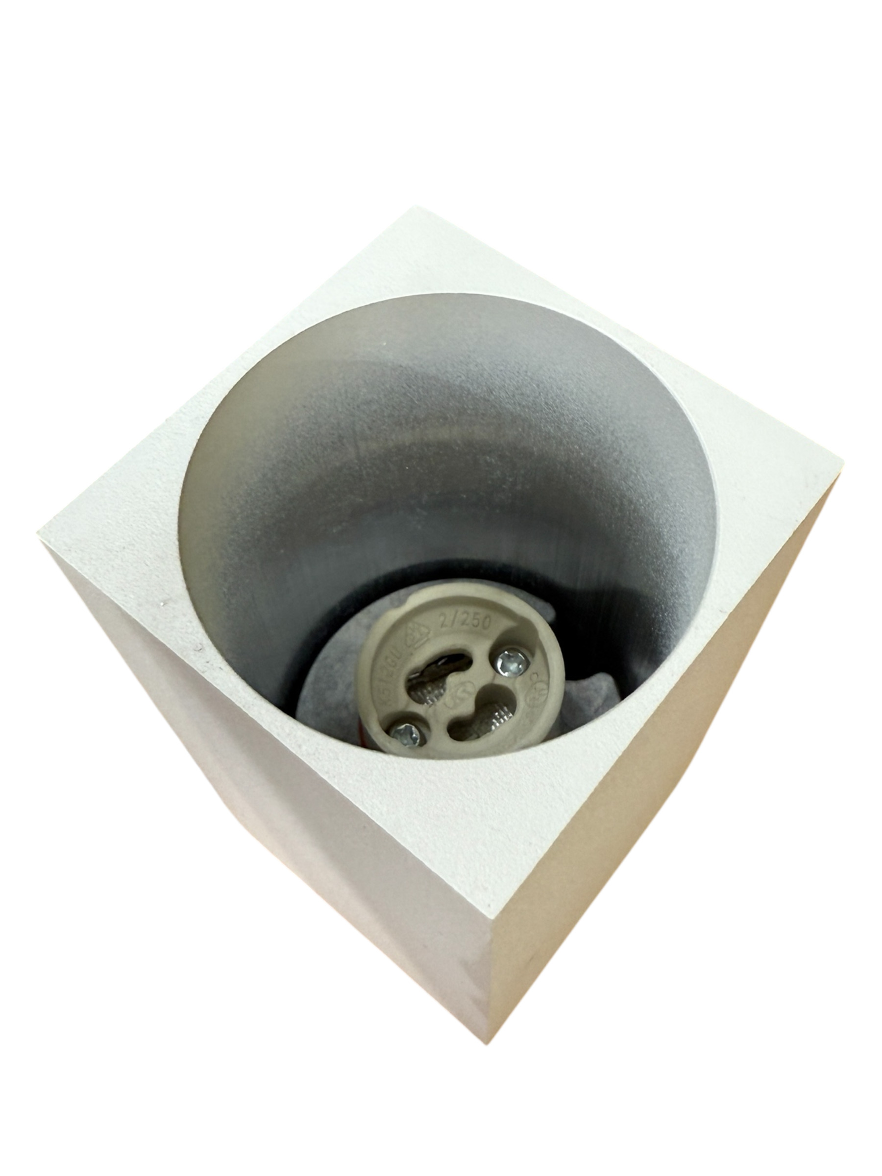 Светильник накладной под лампу gu10/mr-16, ART BLOCK белый, 55*55*100, 30шт