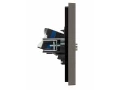 FORTE&PIANO Розетка двойная TV+RJ45 кат.6 FP337 серый IEK
