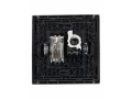 FORTE&PIANO Розетка двойная TV+RJ45 кат.5E FP536 сталь IEK