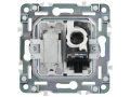 SKANDY Розетка двойная TV+RJ45 кат.5E SK-A14N металл никель IEK