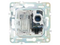 SKANDY Розетка двойная TV+RJ45 кат.6 SK-A15S серебряный IEK