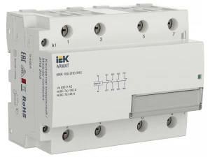 ARMAT Контактор модульный KMR 100А 230В AC 2НО 2НЗ IEK