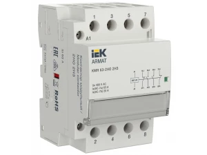 ARMAT Контактор модульный KMR 63А 230В AC 2НО 2НЗ IEK