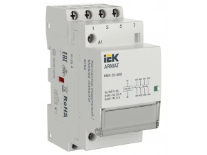 ARMAT Контактор модульный KMR 25А 24В AC/DC 4НО IEK