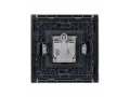 FORTE&PIANO Розетка двойная TV+SAT FP538 сталь IEK