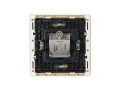 FORTE&PIANO Розетка двойная TV+SAT FP438 ваниль IEK