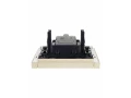 FORTE&PIANO Розетка двойная TV+SAT FP438 ваниль IEK