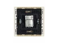 FORTE&PIANO Розетка TV проходная FP429 ваниль IEK
