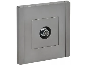 FORTE&PIANO Розетка TV оконечная FP528 сталь ИЭК