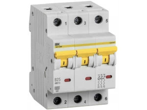 KARAT Автоматический выключатель ВА47-60M 3P B 25А 6кА IEK