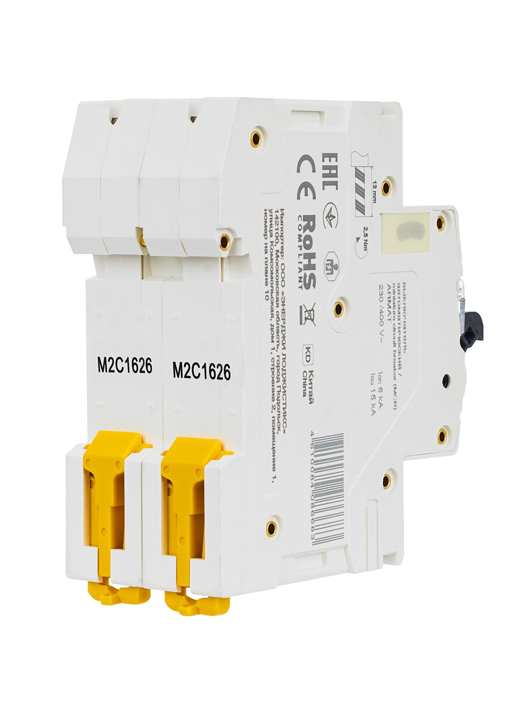ARMAT Автоматический выключатель M06N 2P C 16А IEK