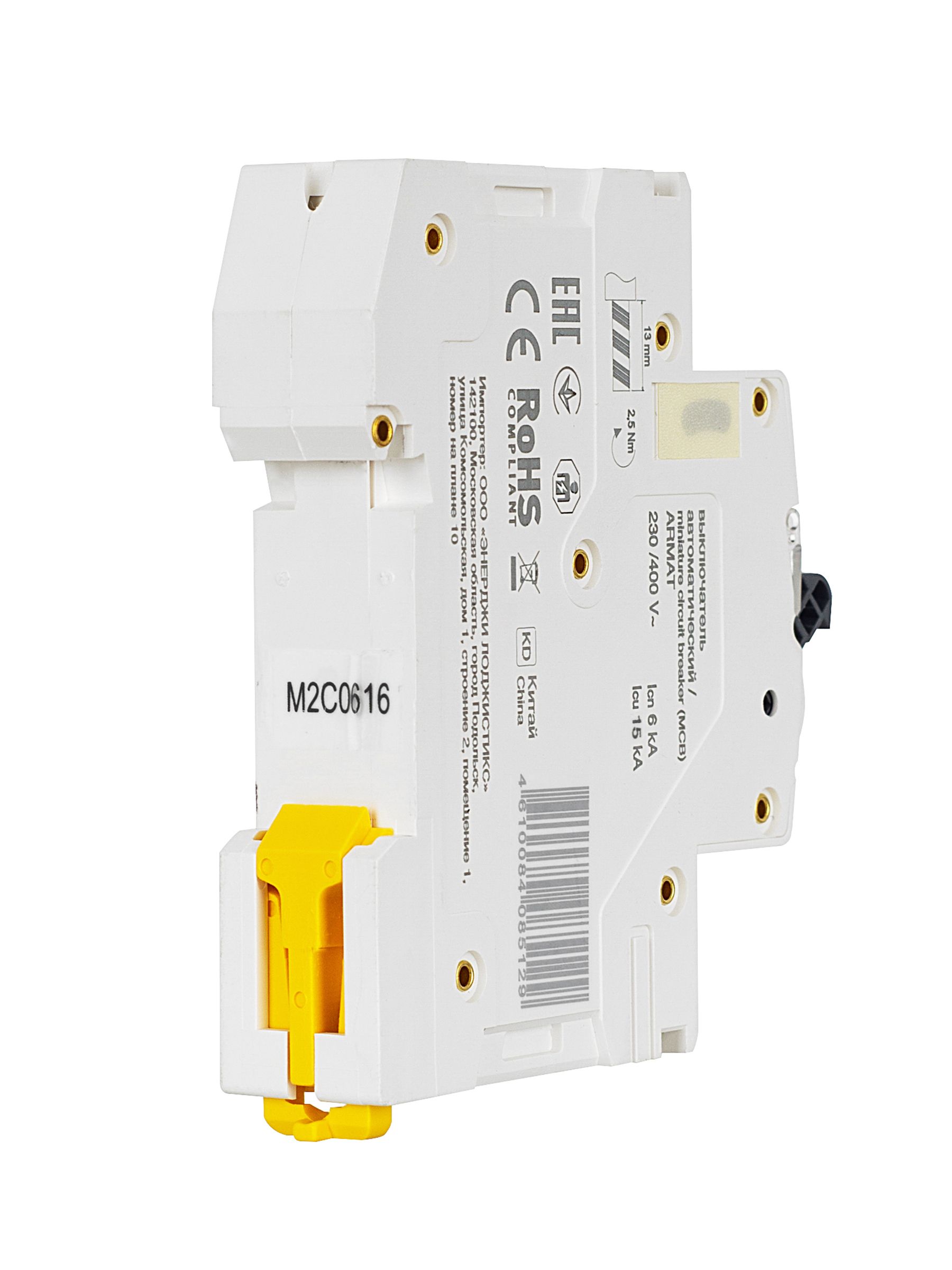 ARMAT Автоматический выключатель M06N 1P C 6А IEK