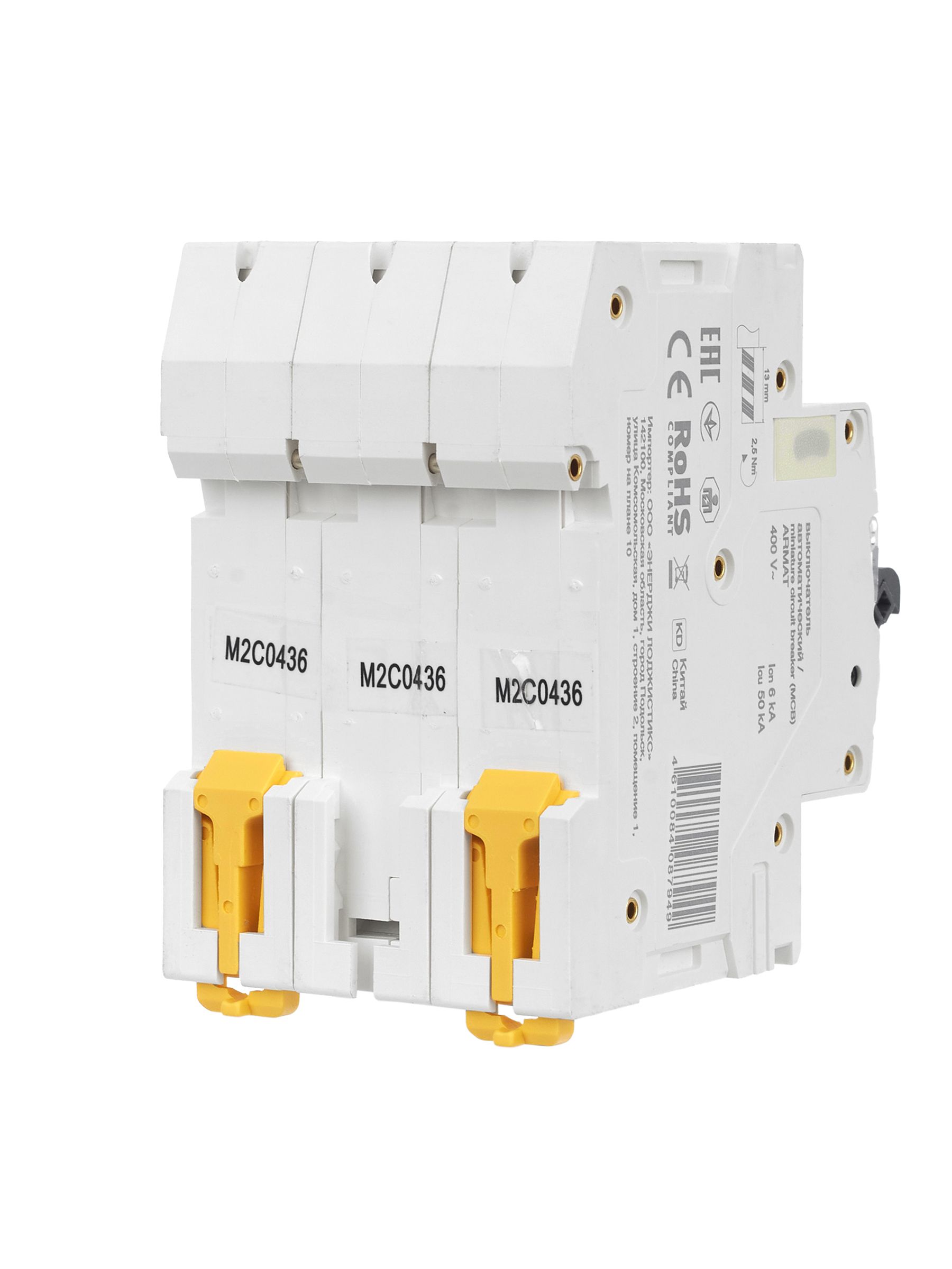 ARMAT Автоматический выключатель M06N 3P C 4А IEK