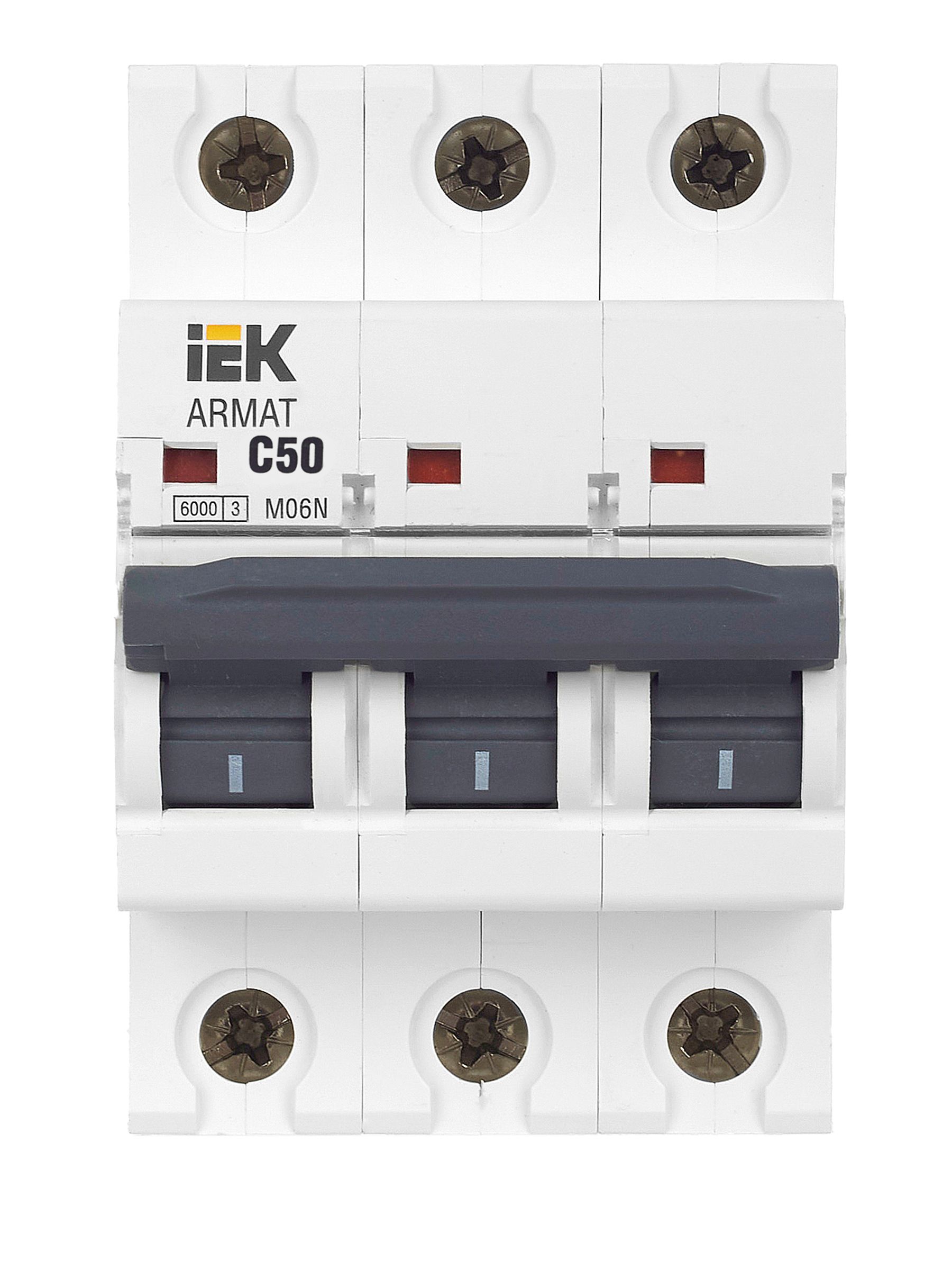 ARMAT Автоматический выключатель M06N 3P C 50А IEK