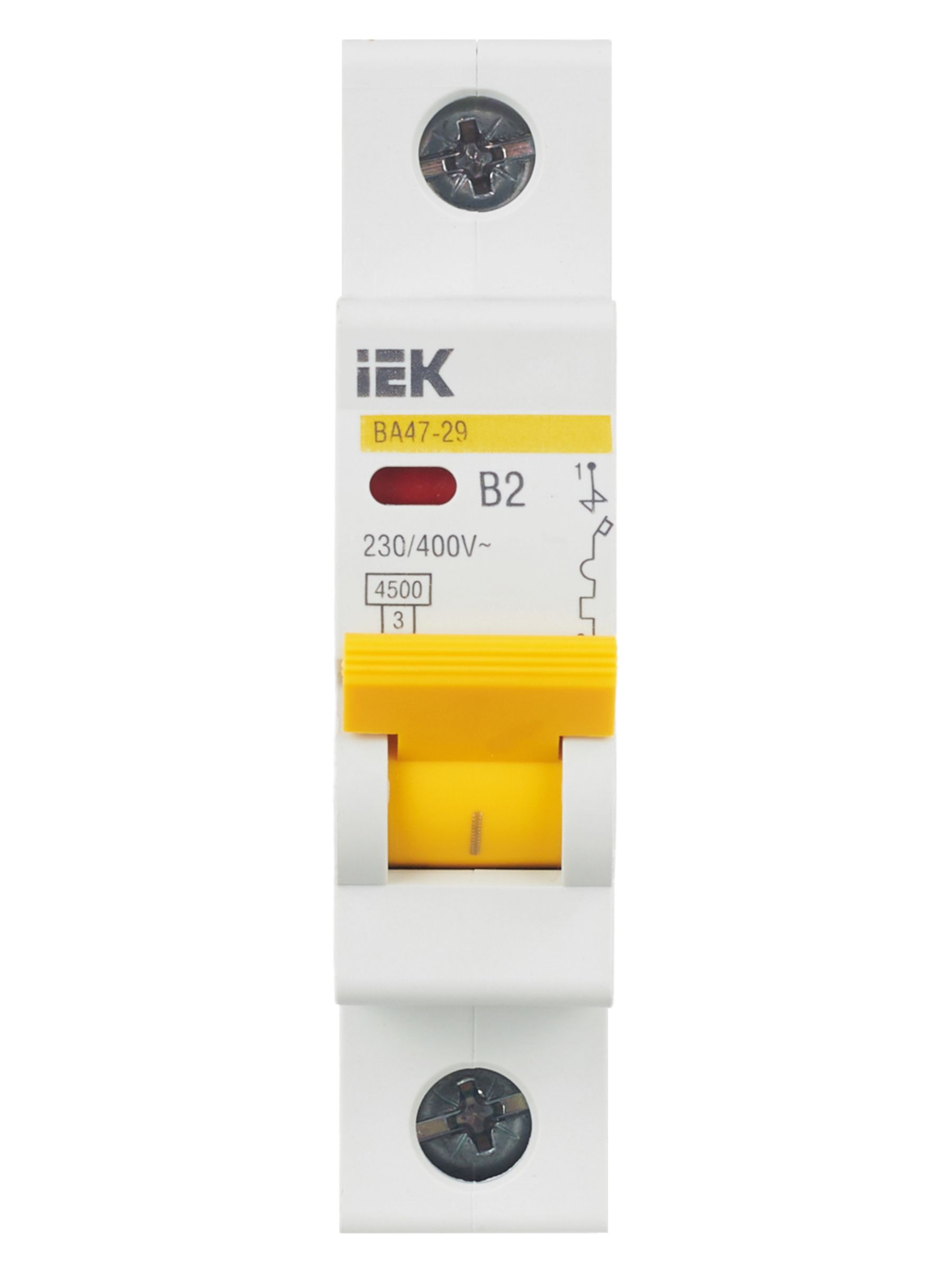 KARAT Автоматический выключатель ВА47-29 1P B 2А 4,5кА IEK