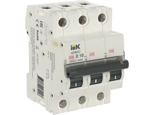 ARMAT Автоматический выключатель M06N 3P D 10А IEK