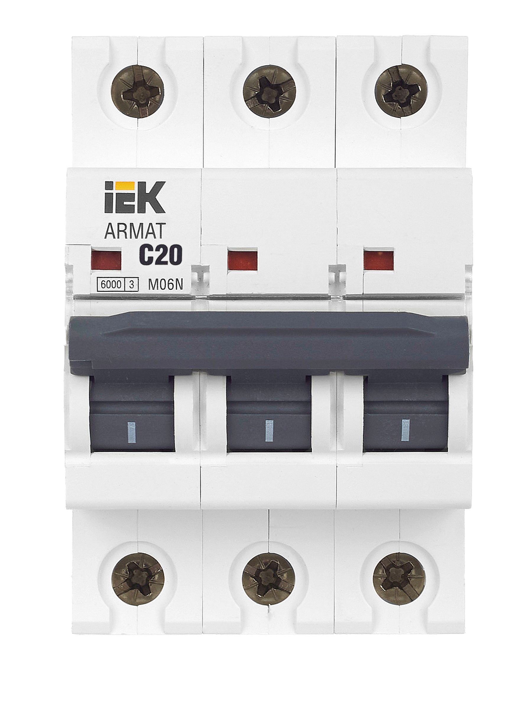 ARMAT Автоматический выключатель M06N 3P C 20А IEK