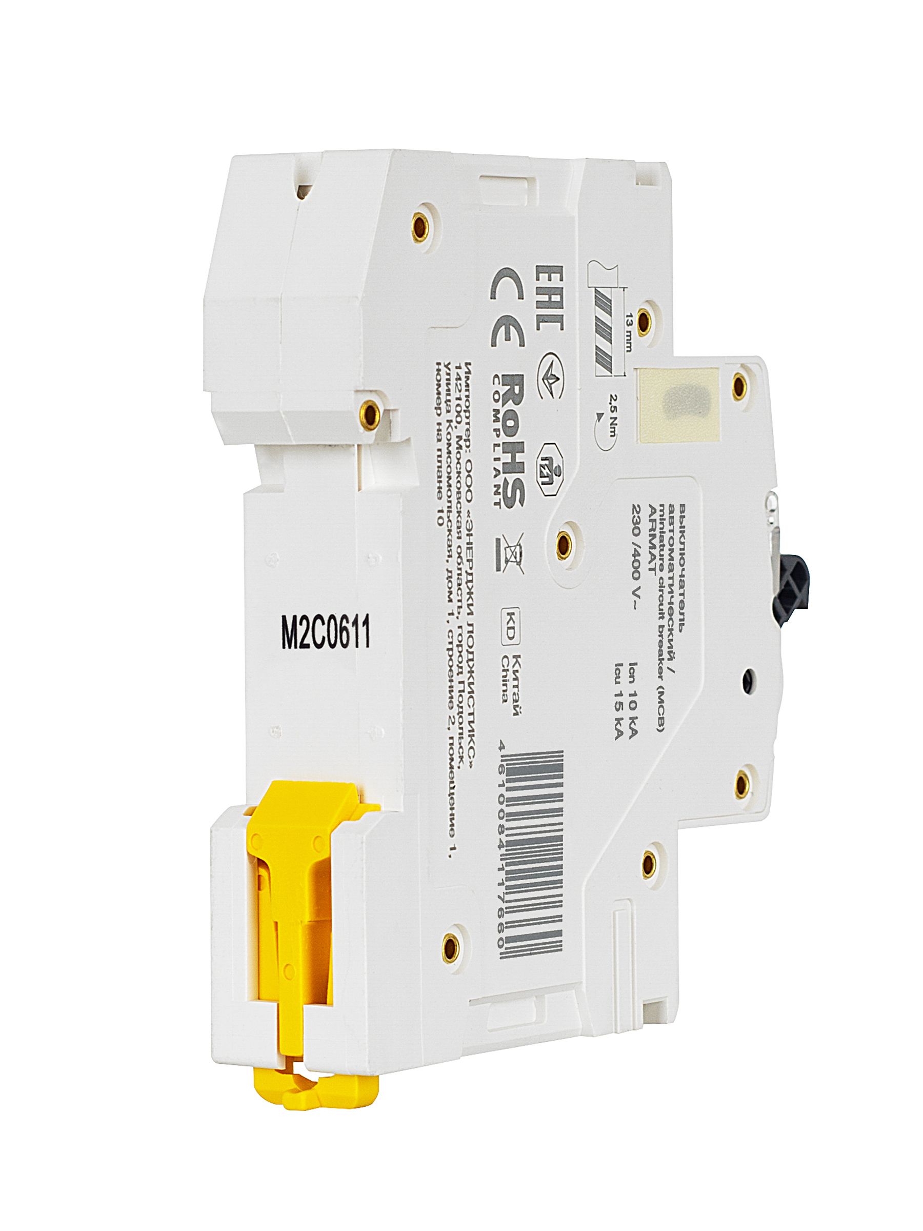 ARMAT Автоматический выключатель M10N 1P C 6А IEK