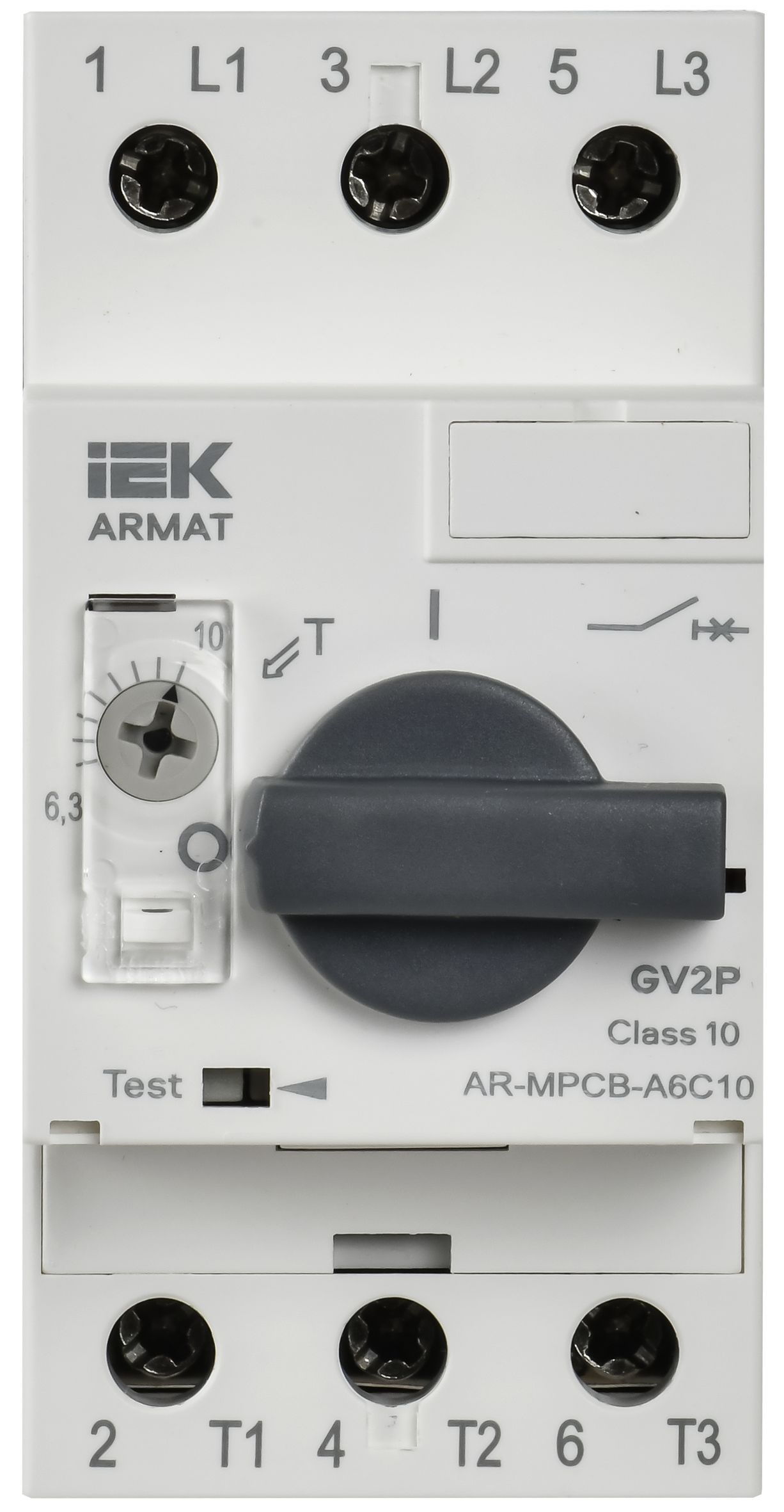 ARMAT Автоматический выключатель защиты двигателя A6 GV2P 6,3-10А IEK
