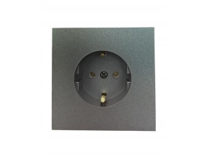 Розетка РС 16-1602 графит