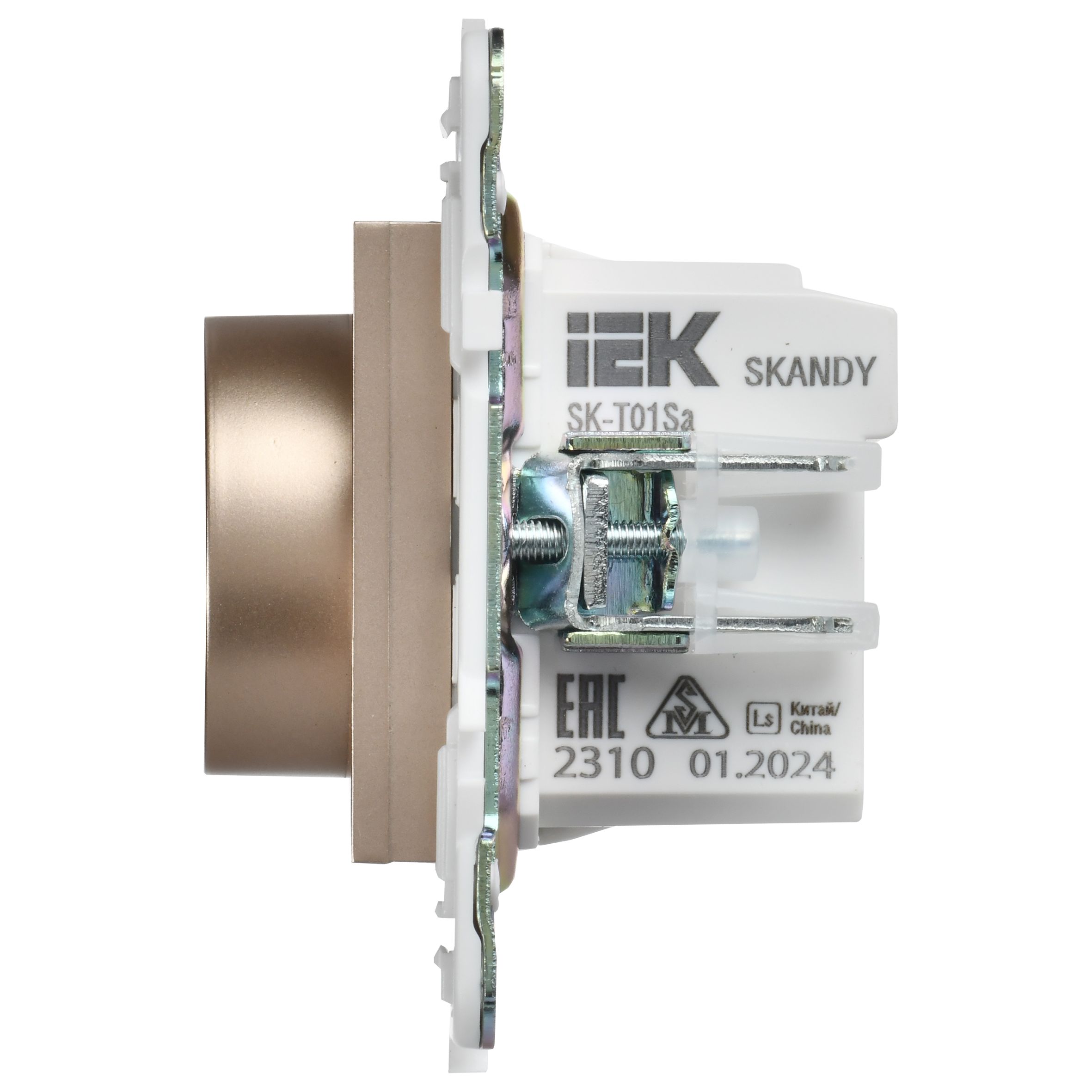 SKANDY Термостат электронный с индикацией SK-T01Sa песочный IEK