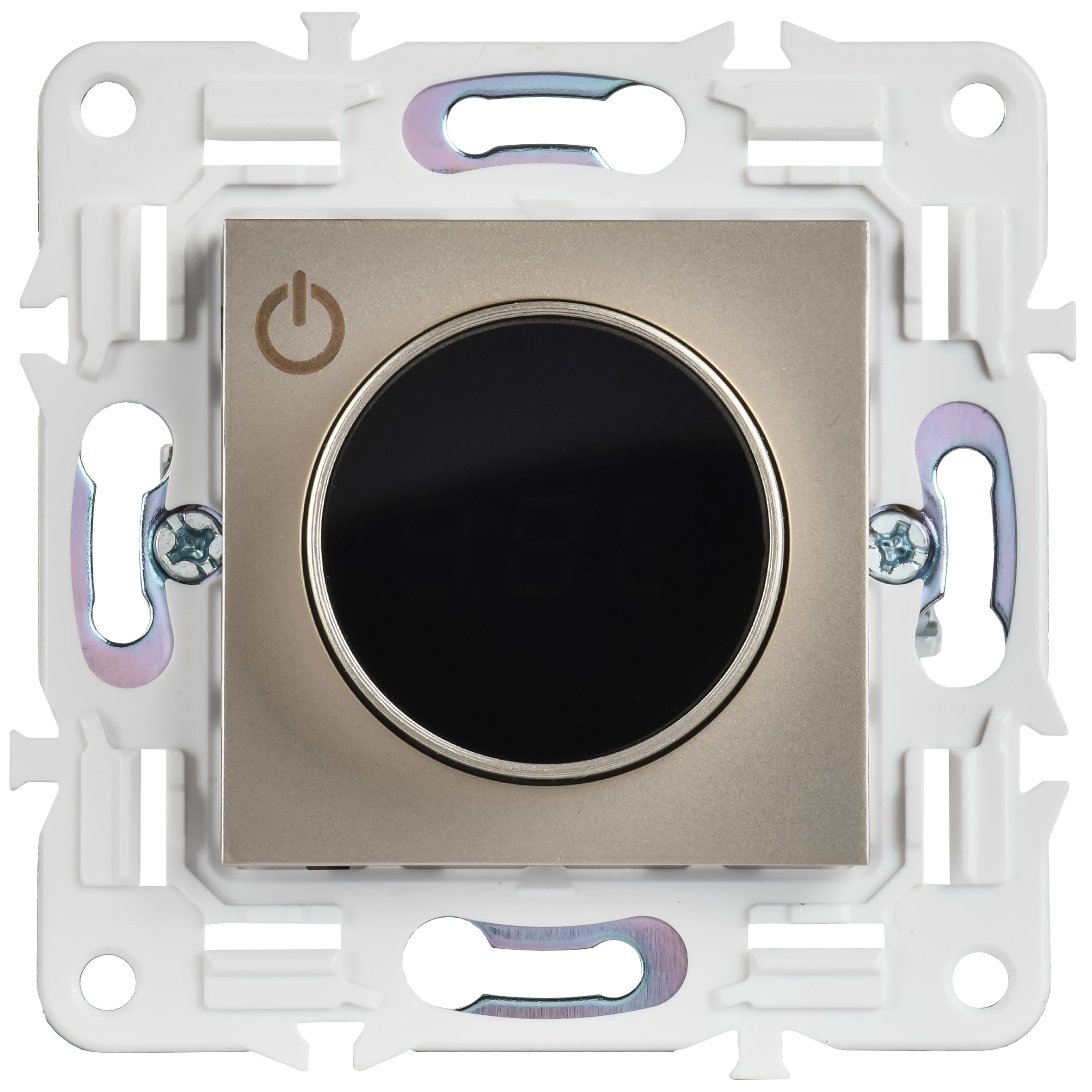 SKANDY Термостат электронный с индикацией SK-T01Sh шампань IEK