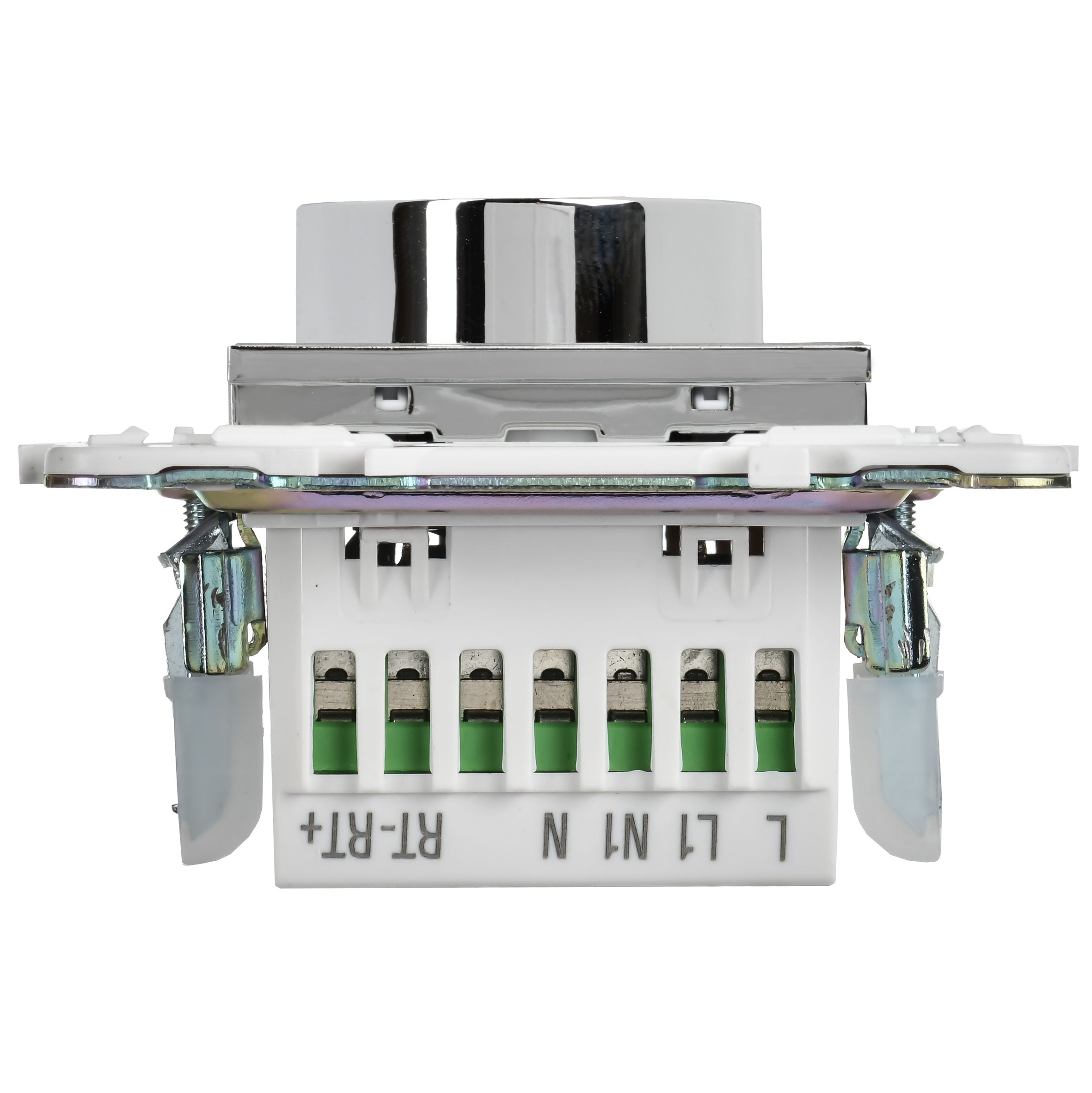 SKANDY Термостат электронный с индикацией SK-T01N металл никель IEK