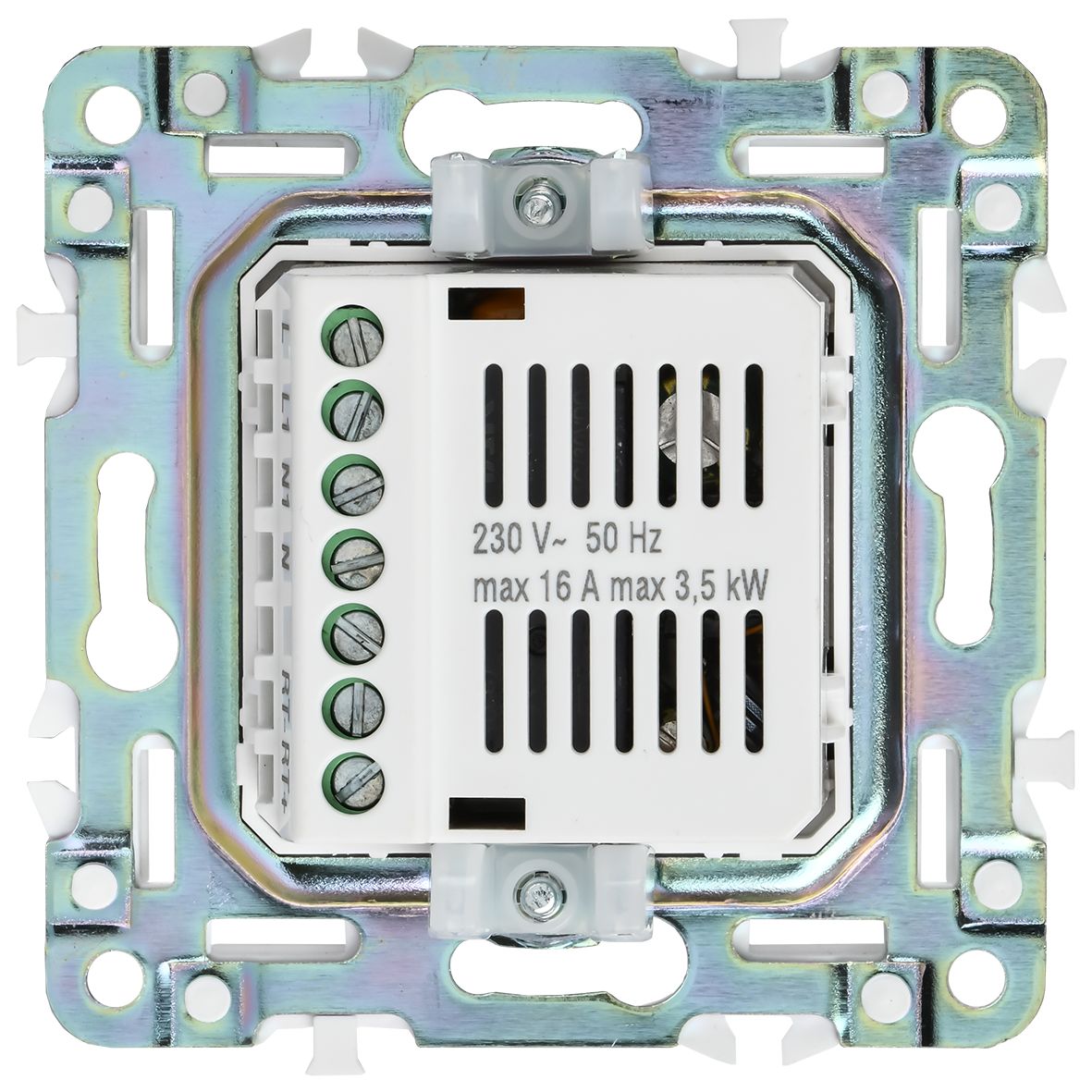 SKANDY Термостат электронный с индикацией SK-T01N металл никель IEK