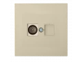 Розетка ТР-6642 бежевый