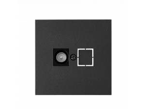 Розетка ТР-6642 графит