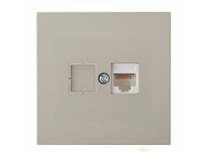 Розетка РК 18-6611 песочный