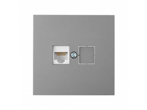 Розетка РК 18-6611 титан