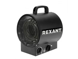 Пушка тепловая электрическая, круглая, прямоугольная подставка. ТЭН, 3кВт REXANT, 60-0037