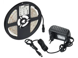Комплект светодиодной подсветки 'Сделай сам' (лента LED 5м LSR-2835WW60-4,8-IP65-12В + драйвер + вык