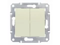 Переключатель 2клавишный, Бежевый SDN0600147
