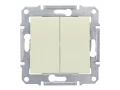 Переключатель 2клавишный, Бежевый SDN0600147