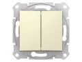 Переключатель 2клавишный, Бежевый SDN0600147