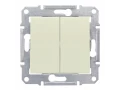 Переключатель 2клавишный, Бежевый SDN0600147