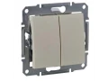Переключатель 2клавишный, Бежевый SDN0600147