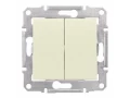 Переключатель 2клавишный, Бежевый SDN0600147