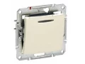 Переключатель 2 направления с синей подсветкой,10А Бежевый SDN1500147