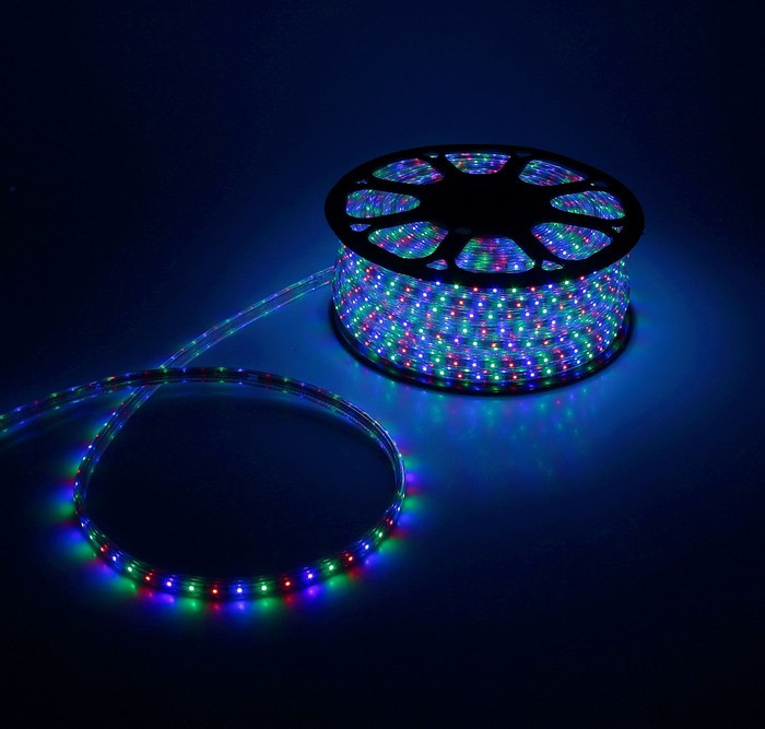 Светодиодная лента LT-14,4-RGB-5050-60L-50M-240V RGB