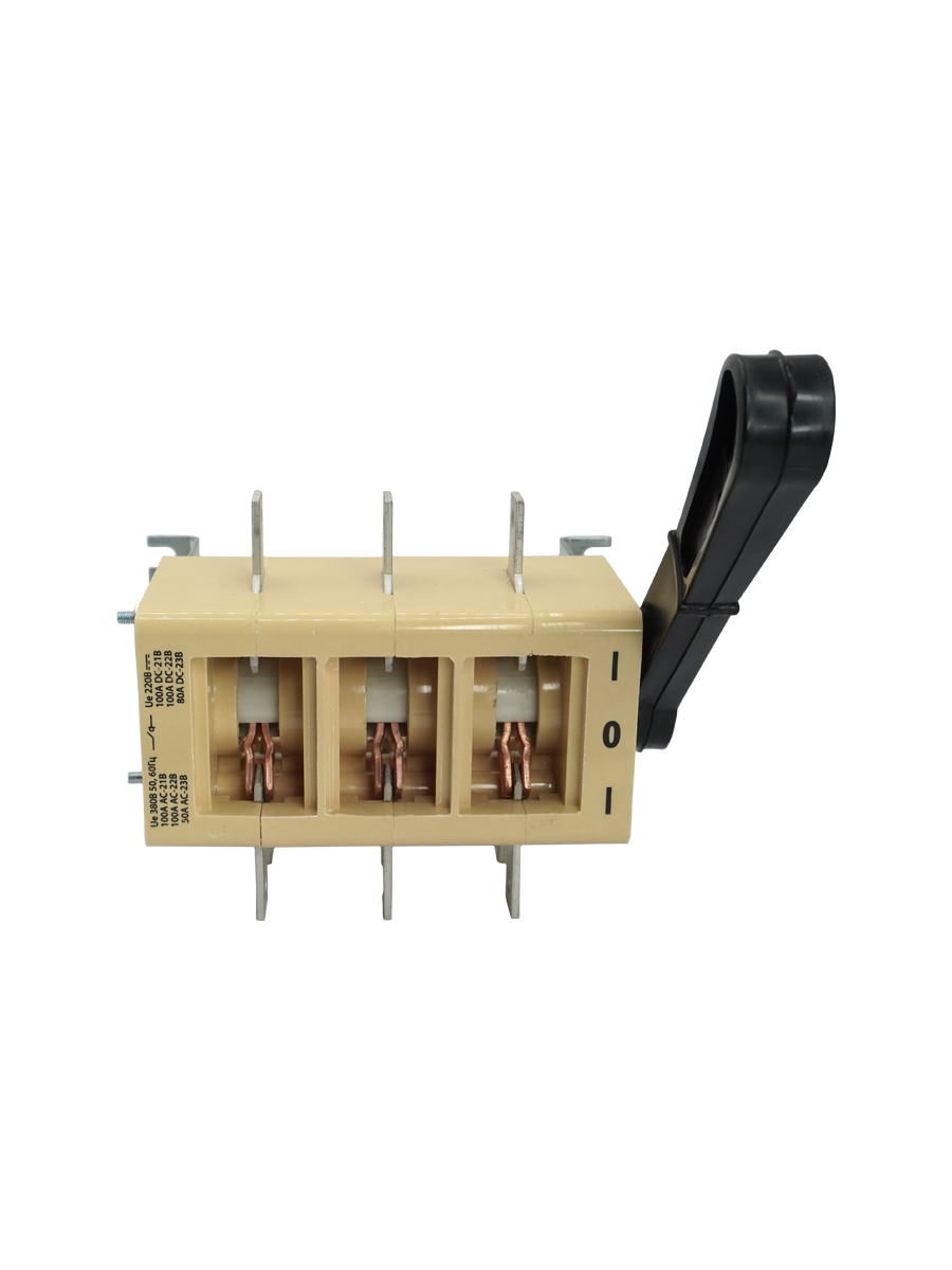 ВР32-31 А 70220-00 УХЛ3, 100А, несъёмная боковая рукоятка, 3-х пол. на два напр., IP00  (ЭТ)(Китай)