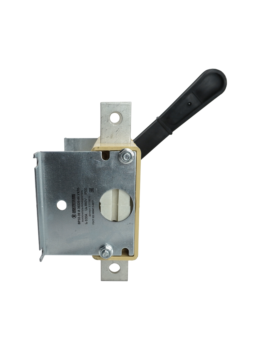 ВР32-39 А 30220-00 УХЛ3, 630А, несъёмная боковая рукоятка, 3-х пол. на одно напр., IP00  (ЭТ)(Китай)